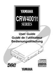 Yamaha CRW4001t User Manual