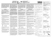 Yamaha L-7 Assembling Instructions