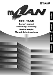 Yamaha CD8-mLAN Owner's Manual