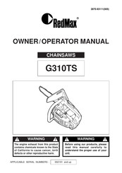 RedMax G310TS Owner's/Operator's Manual