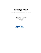 ZyXEL Communications PRESTIGE 334W User Manual