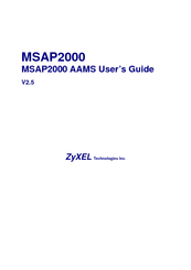 ZyXEL Communications Multi-service Access Platform MSAP2000 User Manual