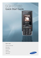 Samsung SGH-C160 Quick Start Manual