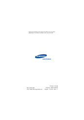 Samsung SGH-P730C Manual