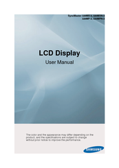 Samsung SYNCMASTER 320MPN-3 User Manual