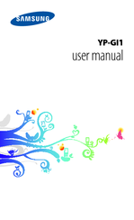 Samsung YP-GI1 User Manual