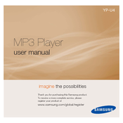 Samsung YP-U4 User Manual