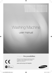 Samsung WF0804W8E 8kg 1400rpm Ecobubble Washing Machine User Manual