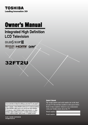 Toshiba 32FT2U Owner's Manual