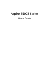 Acer Aspire 5500Z Series User Manual