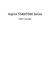 Acer Aspire 5562 User Manual