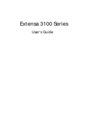 Acer Extensa 3100 User Manual