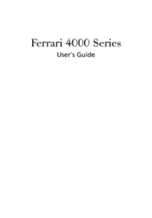 Acer Ferrari 4000 Series User Manual