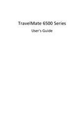 Acer TravelMate 6500 User Manual