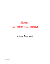 Acnodes KD 8198 User Manual