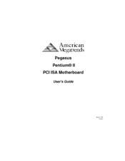 American Megatrends Pegasus User Manual