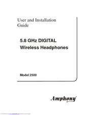 Amphony H2500 User And Installation Manual