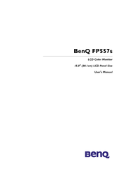 Benq FP557S User Manual