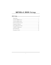 Biostar K8NHA-G Bios Setup Manual