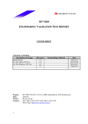 Biostar M7 VKD Engineering Validation Test Report