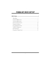 Biostar P4M80-M7 Bios Setup Manual