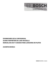 Bosch Ascenta SHE4AP02UC User Manual