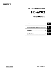 Buffalo HD-AV1.5TU2 Manuals ManualsLib