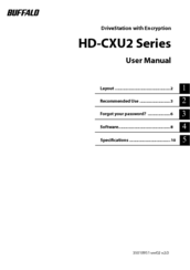 Monumental Lydighed lægemidlet Buffalo DriveStation HD-CX1.0TU2 Manuals | ManualsLib