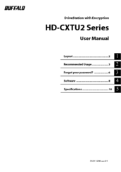 Buffalo HD-CXTU2 Series User Manual