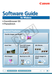 Canon 7920A001 - GL 2 Camcorder Software Manual