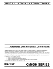 Chief CM6DHXX-T Installation Instructions Manual