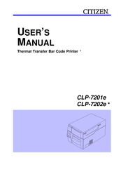 Citizen CLP 7202e User Manual