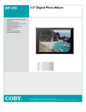 Coby DP350 - Portable Digital Photo Album Specifications