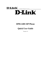 D-link EXPRESS ETHERNETWORK DPH-140S Quick User Manual
