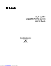 D-link DGS-3208F User Manual