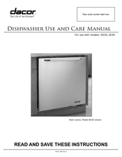 Dacor ID30 Use And Care Manual
