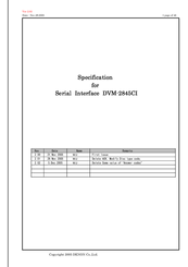 Denon DVM-2845 Specification
