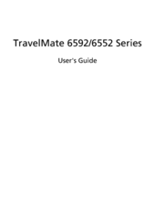 Acer TravelMate 6552 Series User Manual
