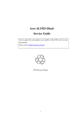 Acer AL1923 Service Manual