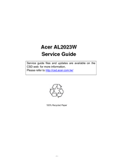 Acer AL2023 Service Manual