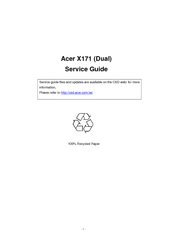 Acer X171 Dual Service Manual