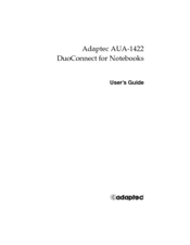 Adaptec DuoConnect AUA-1422 User Manual