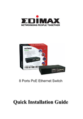 Edimax ES-5844P Quick Installation Manual