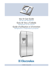 Electrolux EI23SS55HB - 22.5 cu. ft. Refrigerator Use And Care Manual