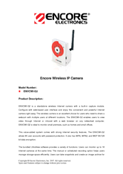 Encore ENVCWI-G2 Datasheet