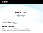 Epson BrightLink Solo Brochure & Specs