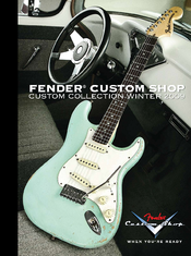 Fender David Gilmour Signature Stratocaster Brochure