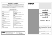 Fostex 5043 Owner's Manual