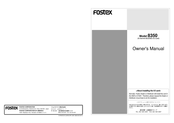 Fostex 8350 Owner's Manual