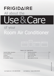 Frigidaire Home Comfort
FRA104BU1 Use And Care Manual
